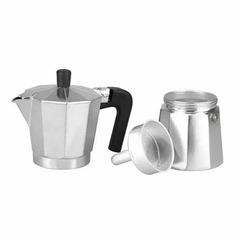 Cafetera Magefesa Kenia 6 Tazas Italiana Aluminio Plateada en internet