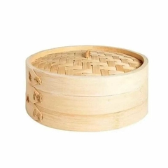 Vaporiera 24 Cm Bambu 1 Pisos Con Tapa Desmontable - comprar online