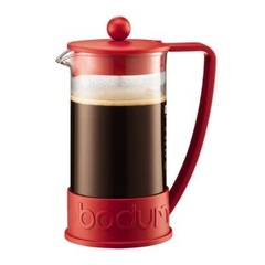 CAFETERA BODUM BRAZIL 8 PC ROJA