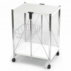 CARRO AUX BELGIUM BLANCO 2 ESTANTES - comprar online