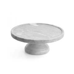 PLATO DE MASA DE MARMOL/ 25CM DIAM/ PIE 10CM