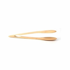 Pinza Madera Bamboo Servir Utensilio Cocina - comprar online