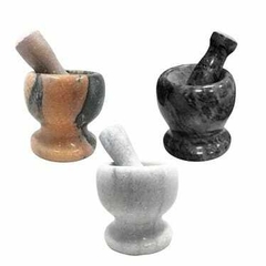 Mortero De Mármol Para Moler Con Machacador - comprar online