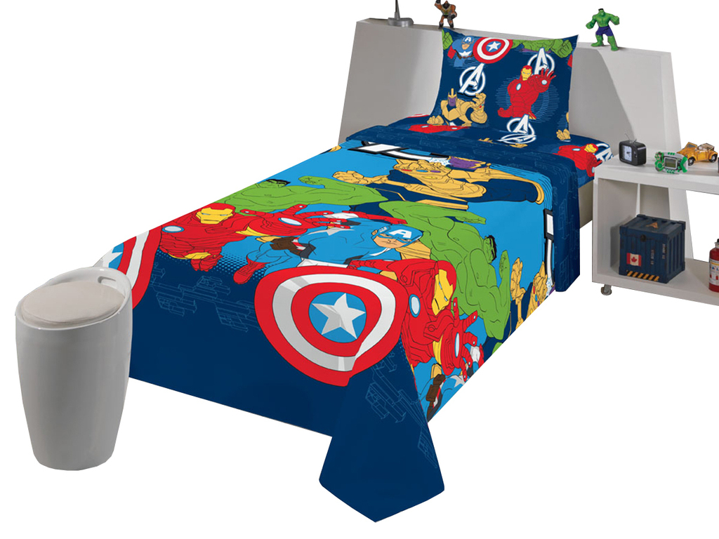 Jogo de Cama Infantil Homem Aranha Lepper