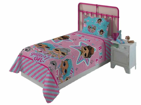 Jogo De Cama Infantil Microfibra Barbie Reino Magico 3 PÇS Lepper