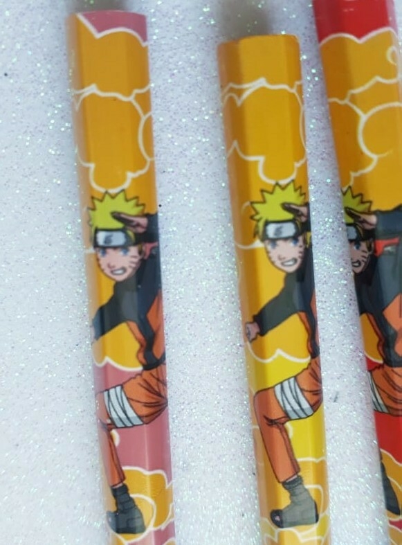 Lápis de Cor TRIS Naruto Uzumaki 12 Cores