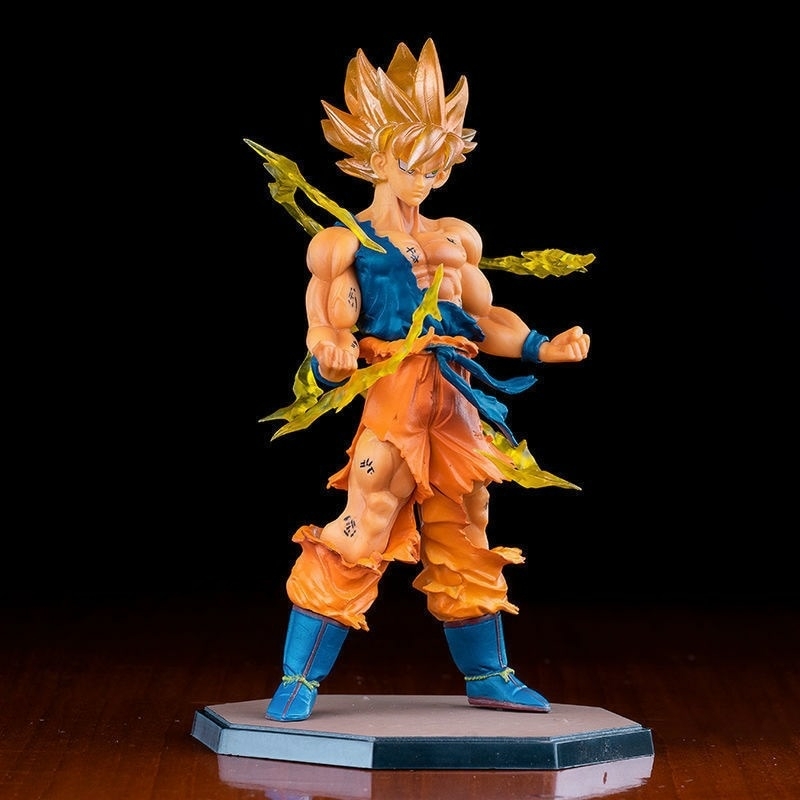 Boneco Dragon Ball Goku Ssj Blue Azul Z Super Dragonball Figura