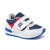 Zapatilla Klivers con Abrojo -Blanco, azul y rojo- (110)