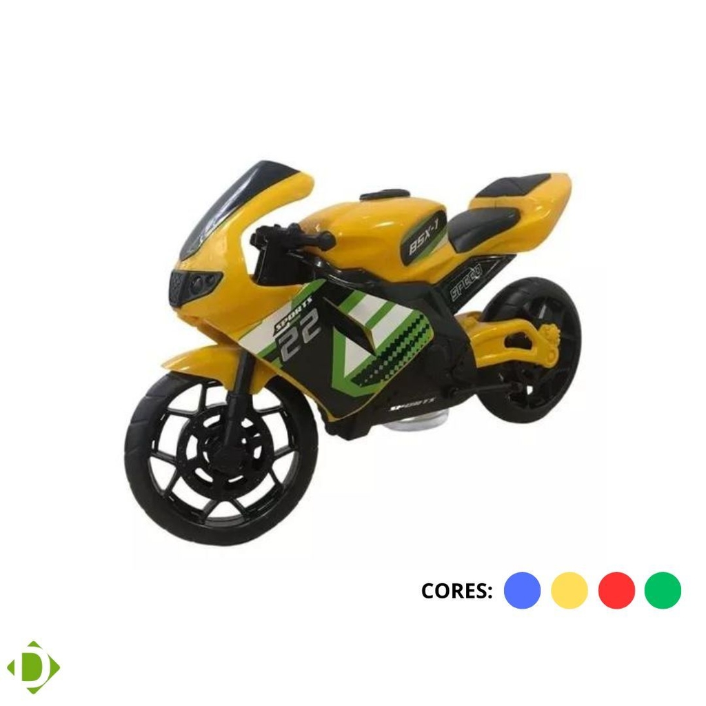 BRINQUEDO MOTO SUPER RACING 360 BS TOYS