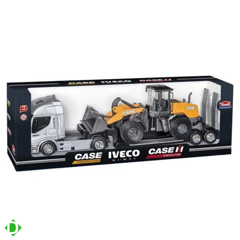 Brinquedo Caminhão Iveco Articulado Que Abre Usual