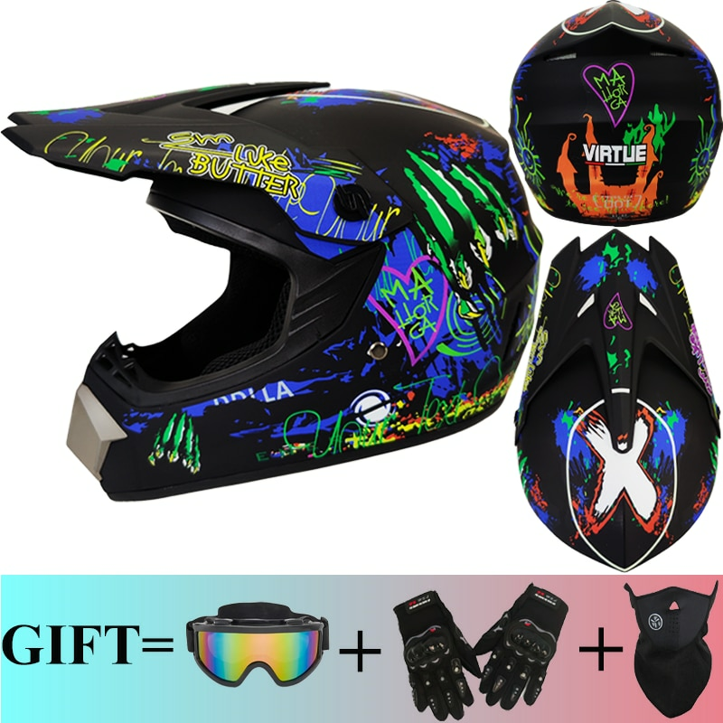 High-end profissional de corrida de moto capacete protetores de