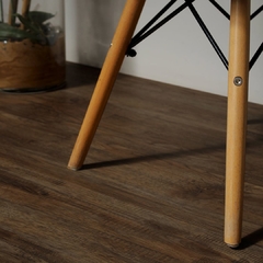 Living piso spc vinílico encastrable simil madera diseño lapacho