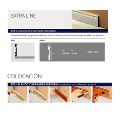 Recomendación de colocación del zocalo EPS