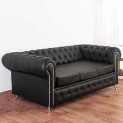 sofa chester ecocuero 4 cuerpos