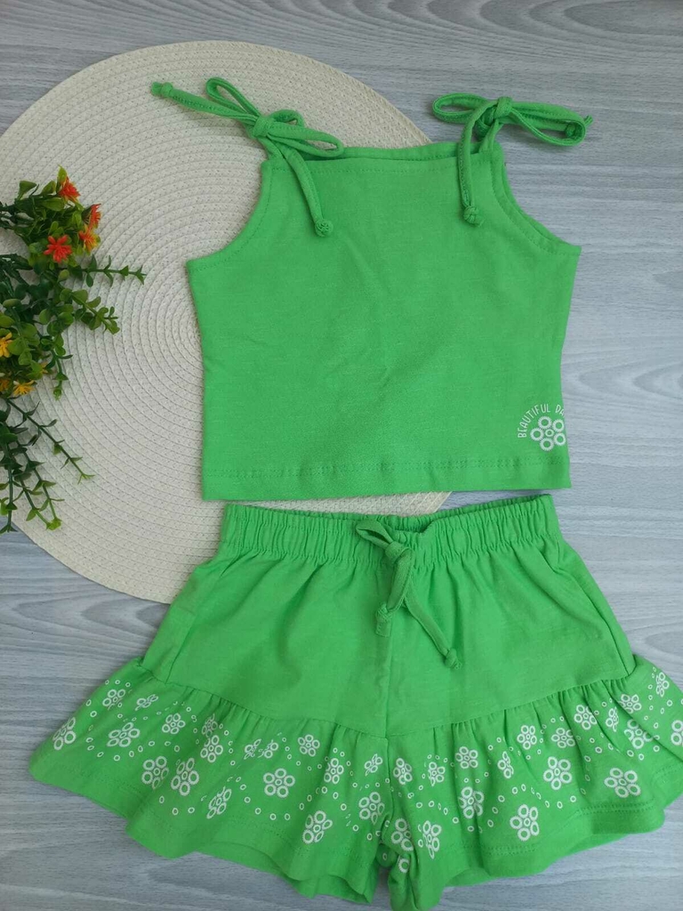 KIT Roupas De Crianças 5 Conjuntos de Verão Regatas De Menina