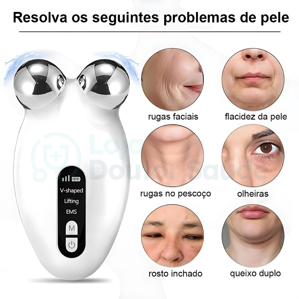 Massageador De Rosto Facelift - Loja Doutor Saúde 