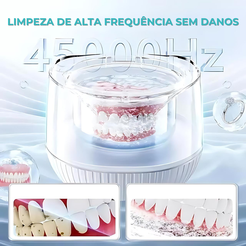 Aparelho Para Limpeza De Prótese e Dentadura