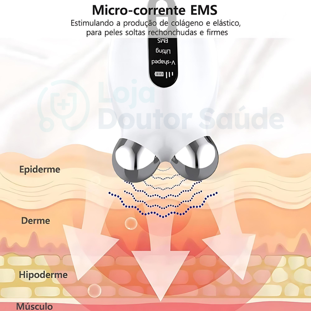 Massageador De Rosto Facelift - Loja Doutor Saúde 