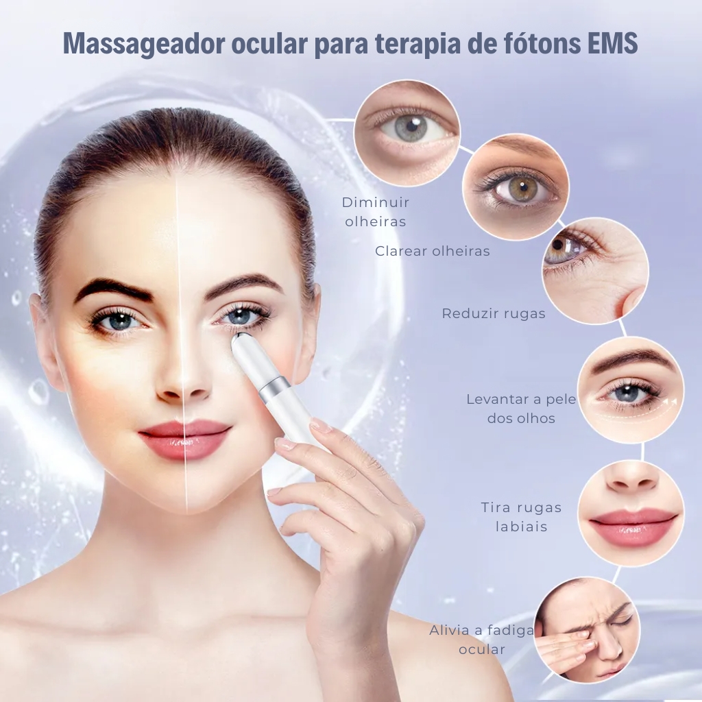 Massageador Para Área Dos Olhos 