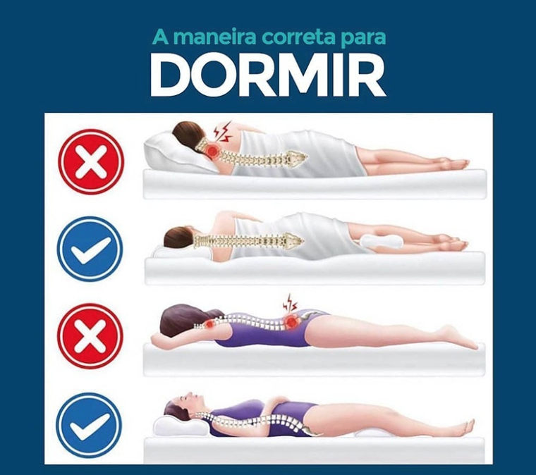 Dor na lombar qual a melhor posição para dormir