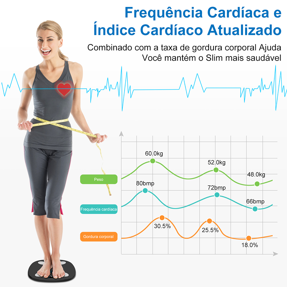 Balança Digital Corporal - Insmart