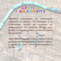 Brinco Apatita + Amazonita - comprar online