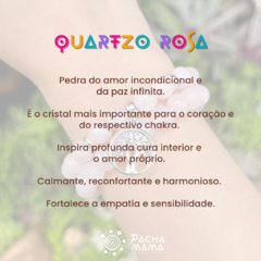 Pulseira Quartzo Rosa - comprar online