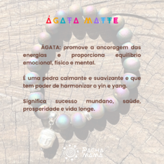 Pulseira Ágata Matte - Pachamama
