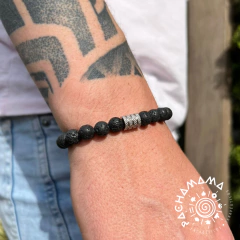 Pulseira Pedra Vulcânica - comprar online