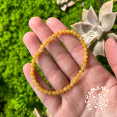 Pulseira Jade Amarela 4mm