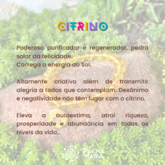 Pulseira Citrino com pingente - comprar online