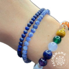 Pulseira Lápis-Lazúli 4mm - comprar online