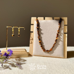 Colar Olho de Tigre Cascalho - comprar online