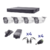 KIT HIKVISION COLORVU ACUSENSE 1080P, 4 cámaras profesionales, color las 24hrs