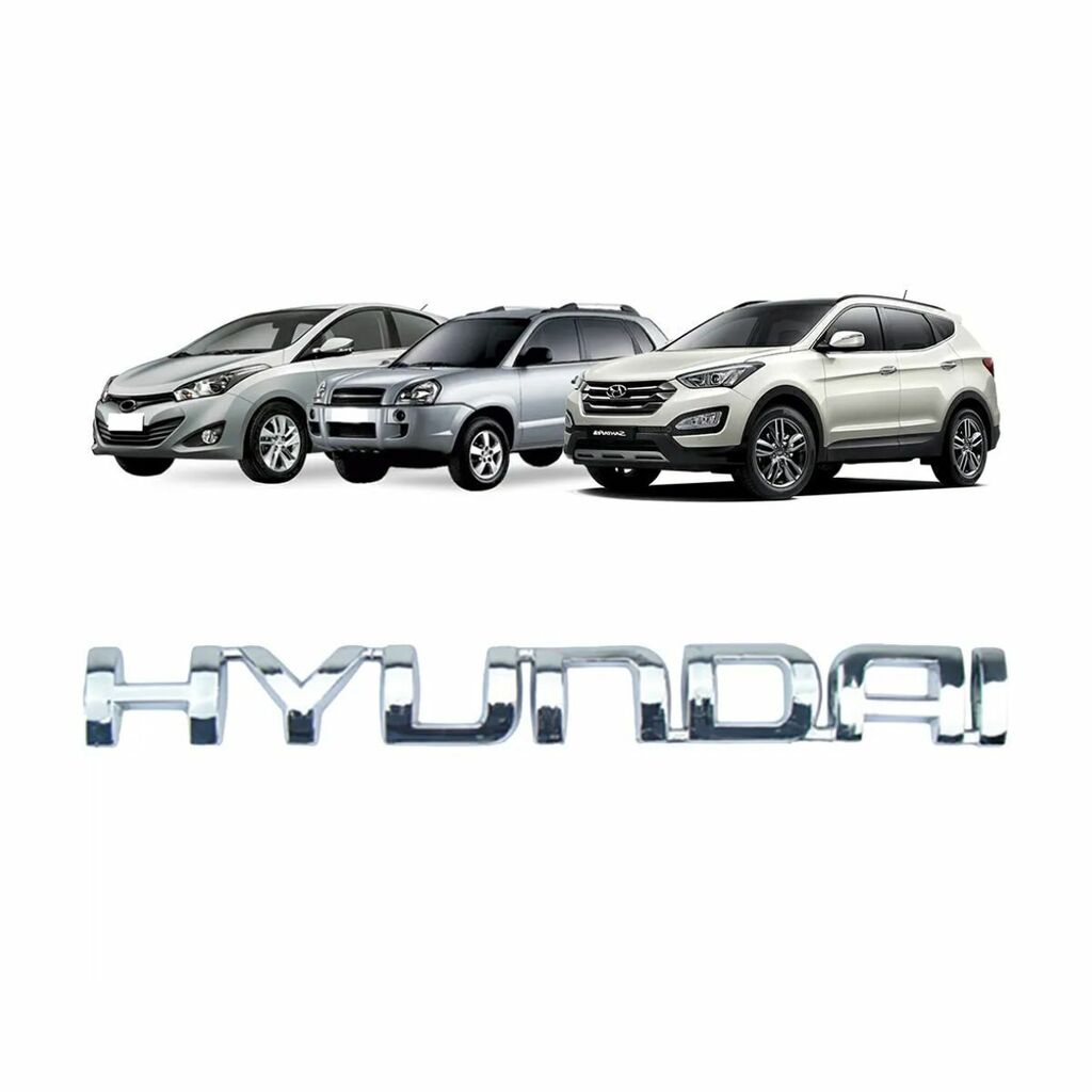 Emblema Cromado Porta Malas Hyundai Letreiro Aproveite