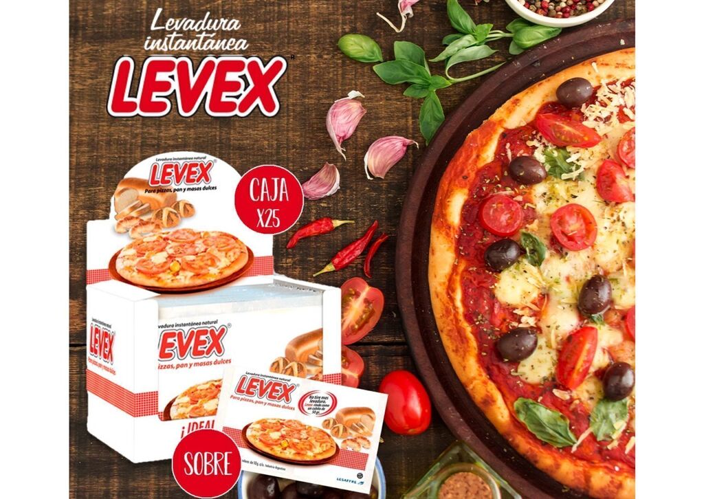 Levadura Levex Instantanea 50 Sobres X 10 G C/u - Sin Tacc