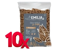 Fideos Fusilli De Trigo Integral Caja 10 X 500 Gr - Emilia -