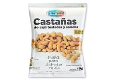 Snack Casta¤as De Caju Tostadas y Saladas X 40g - El Portugues -