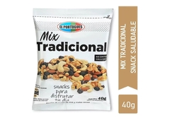 Snack Mix De Frutos Secos Tradicional 24 X 40g - El Portugues -