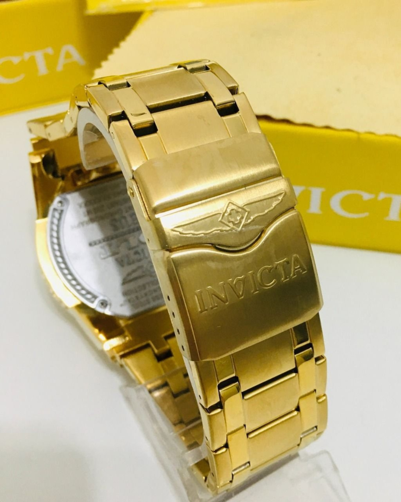 Relógio Masculino Invicta Zeus Magnum Linha Gold One Dourado