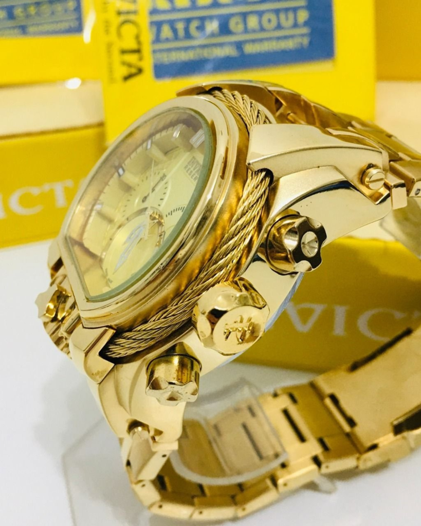 Comprar Relógio Masculino Invicta Zeus Magnum Linha Gold One