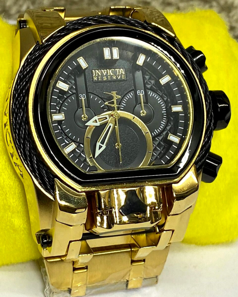 Relógio Masculino Invicta Zeus Magnum Linha Gold One Dourado