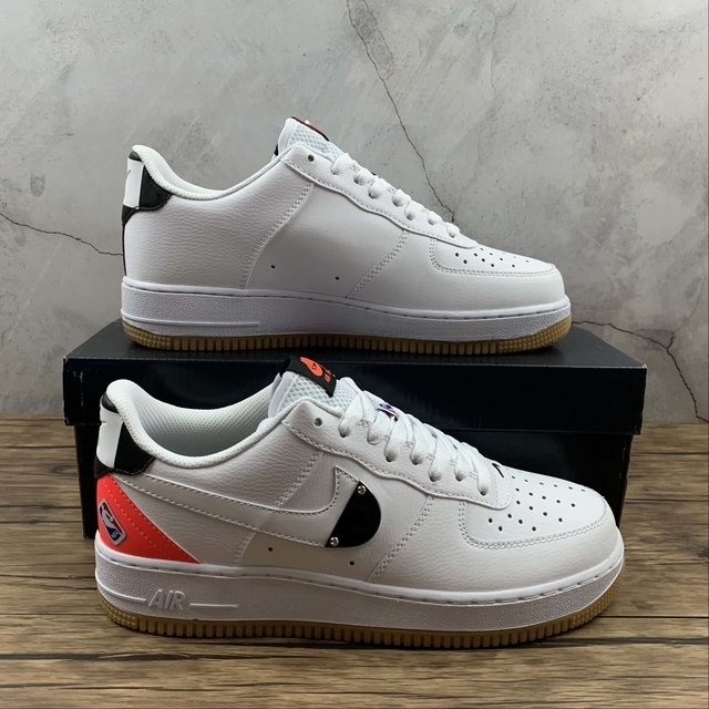 nike air force 1 low nba white crimson gum