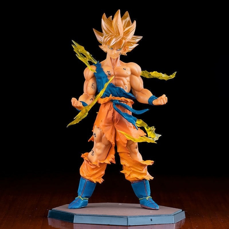 Son Goku Super Saiyajin Anime Dragon Ball Z C/ 16cm Tipo Action