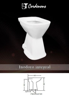 Combo Inodoro Alto+Bidet Integral Discapacitados en internet