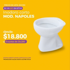 Inodoro corto Napoles