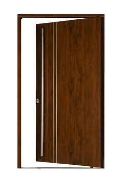 Pivotante Caoba Foliada Simil Madera 100 x 200 - comprar online