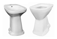 Combo Inodoro Alto+Bidet Integral Discapacitados