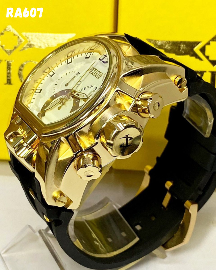 Comprar Relógio Masculino Invicta Zeus Magnum Linha Gold One