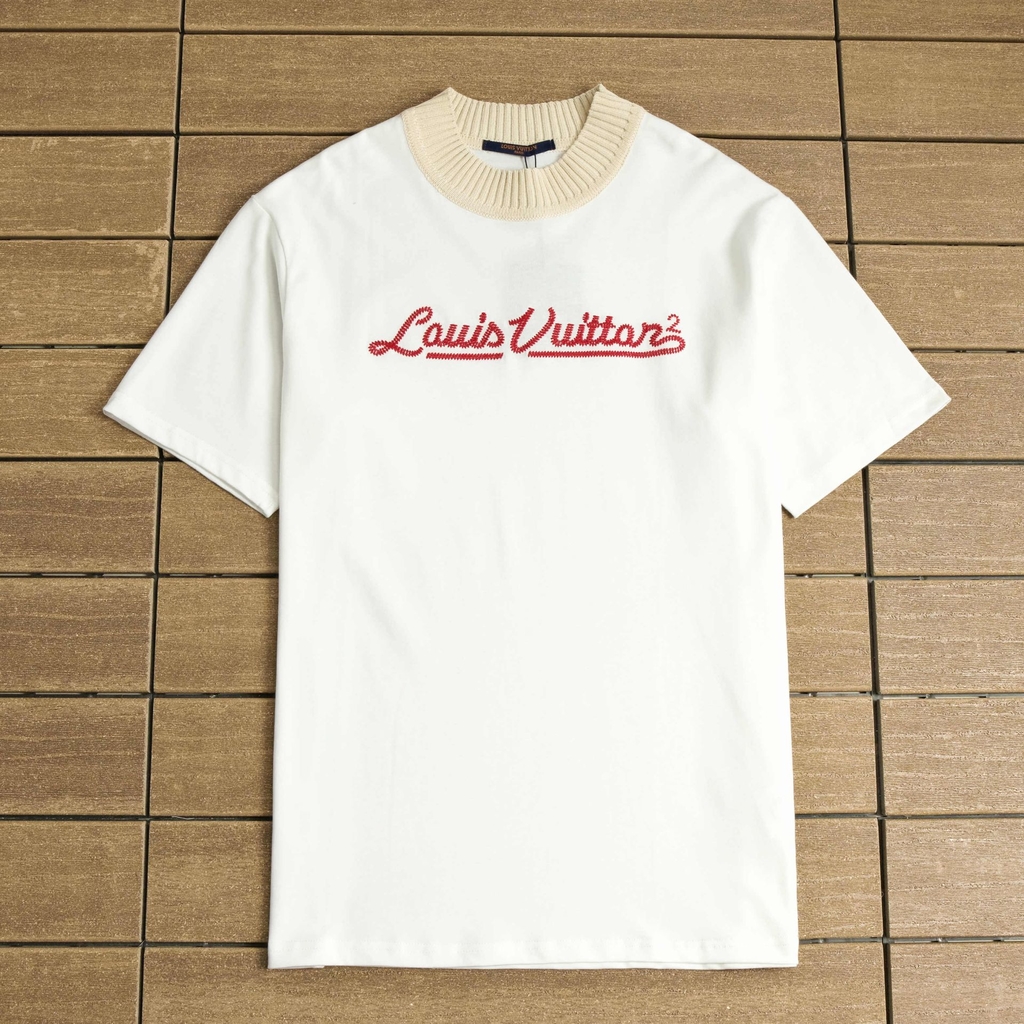 Men's Louis Vuitton x NIGO2 Crossover LV2 SS22 Cartoon Printing Cozy Short Sleeve White RM221M-F96-HMN04W US M